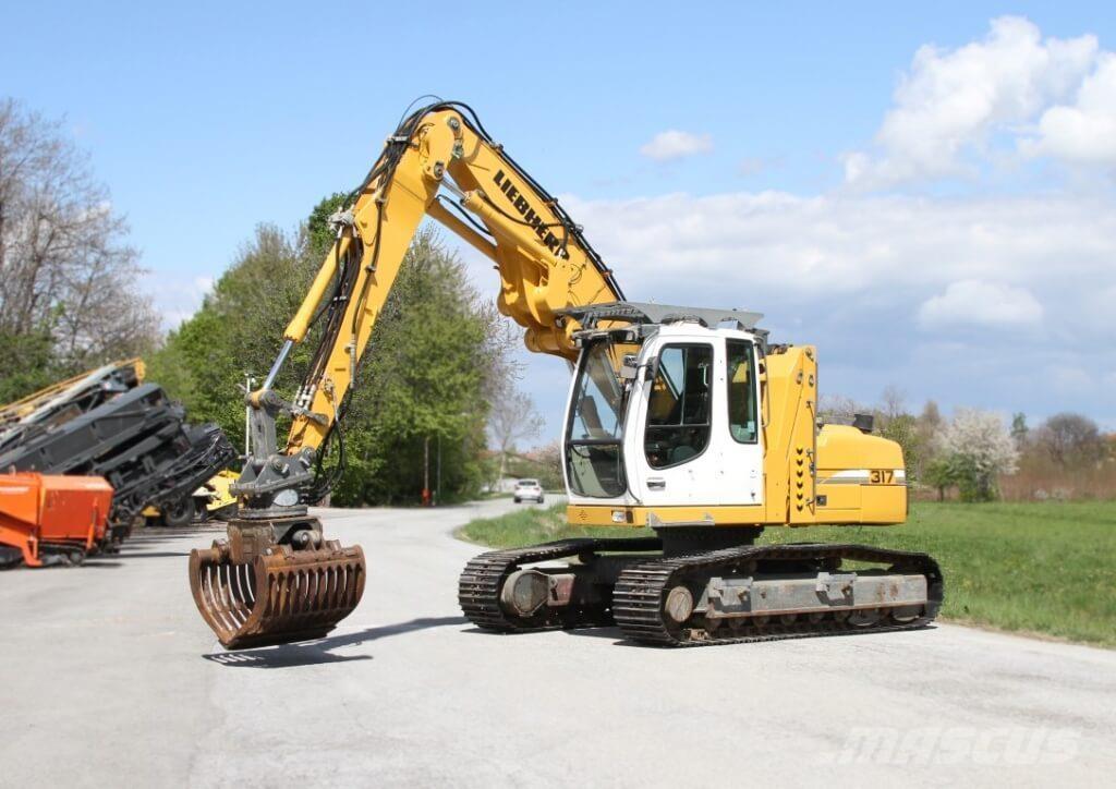 Liebherr R317 Litronic Wielgraafmachines