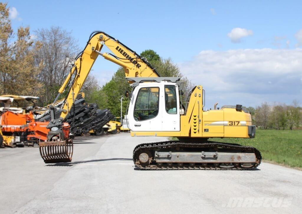 Liebherr R317 Litronic Wielgraafmachines