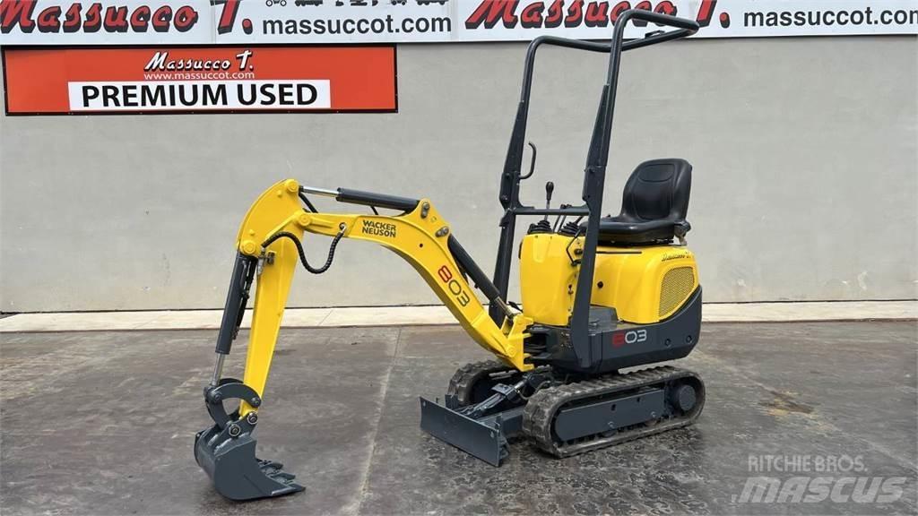 Wacker Neuson 803 Minigraafmachines < 7t