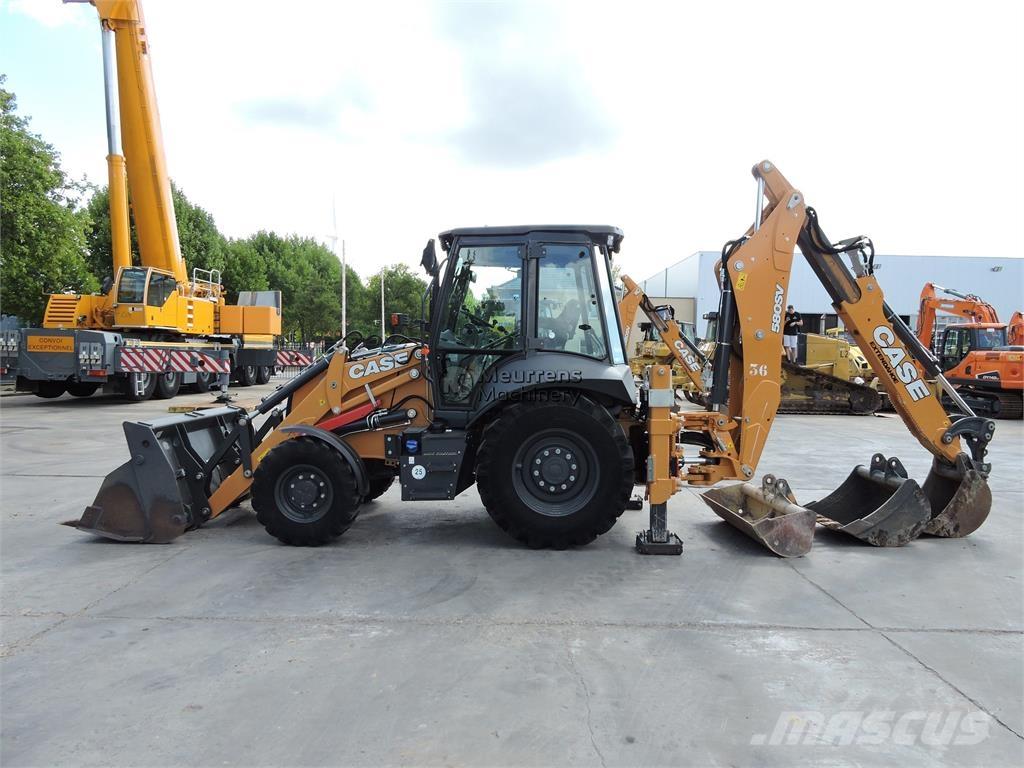 CASE 580SV Graaf-laadcombinaties