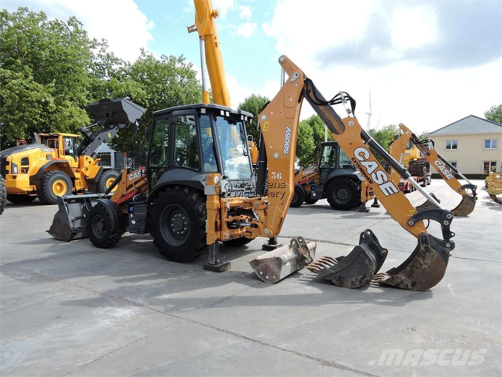 CASE 580SV Graaf-laadcombinaties