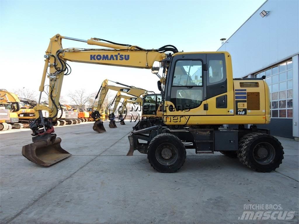 Komatsu PW148 Wielgraafmachines