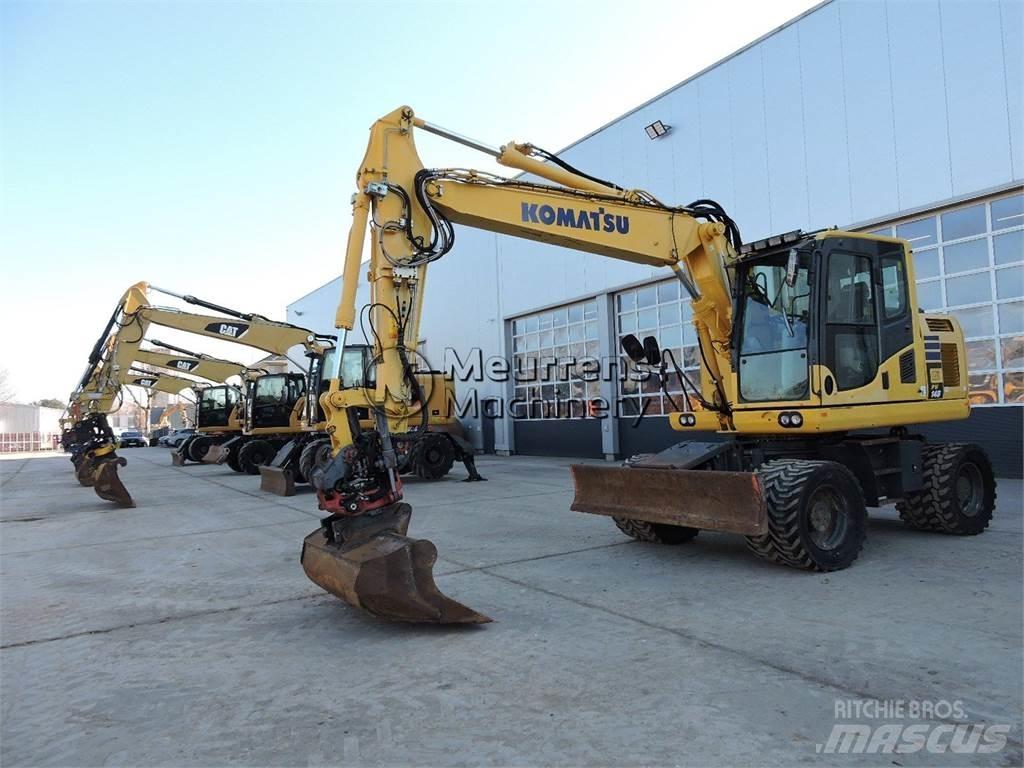 Komatsu PW148 Wielgraafmachines