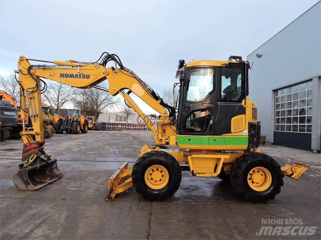Komatsu PW98 Wielgraafmachines