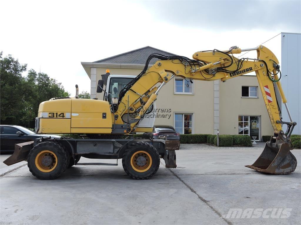 Liebherr A314 Wielgraafmachines