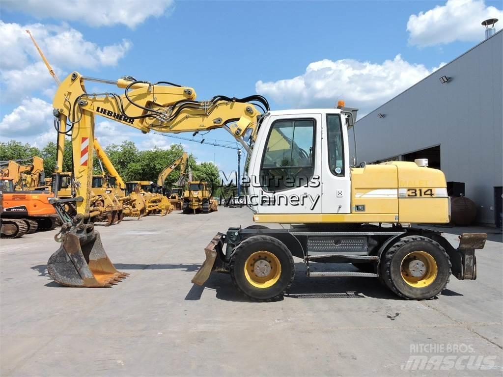 Liebherr A314 Wielgraafmachines