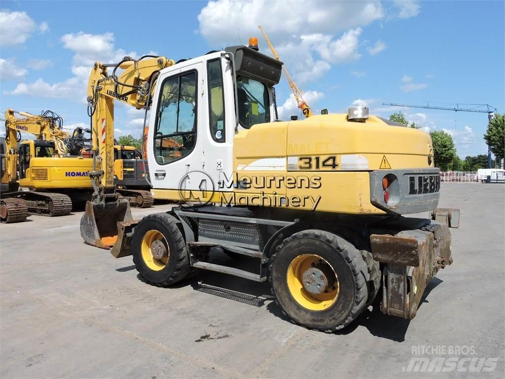 Liebherr A314 Wielgraafmachines