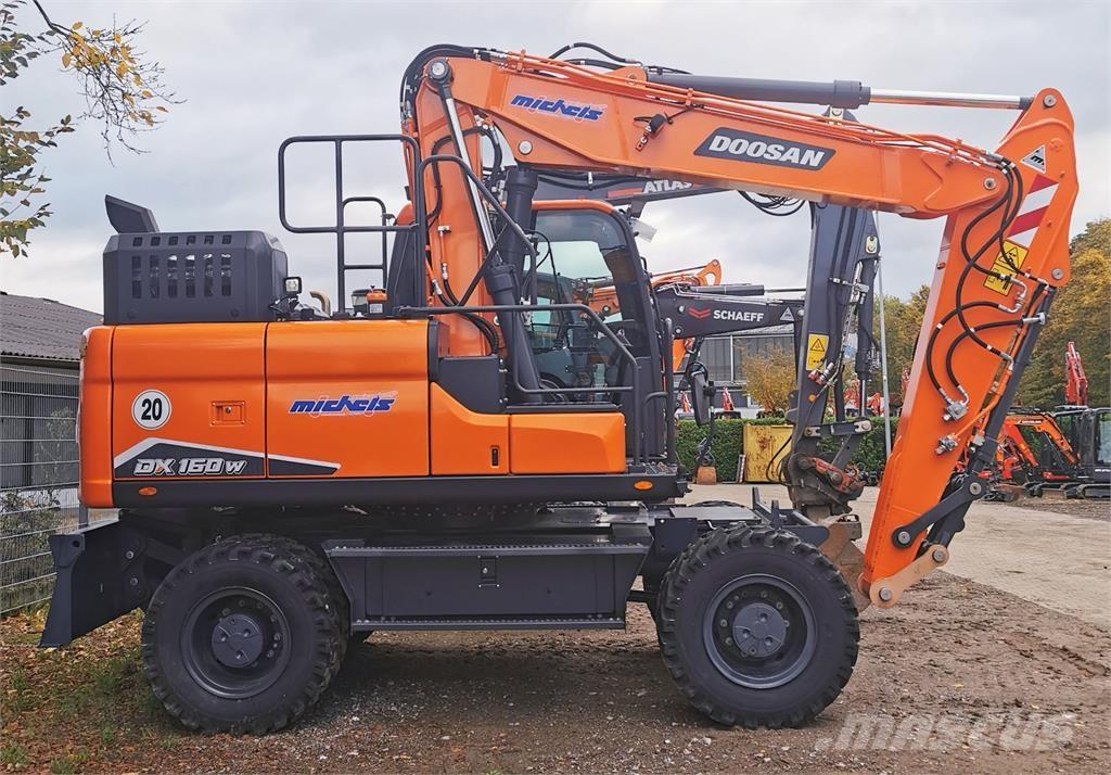 Doosan DX 160 W-7 Wielgraafmachines