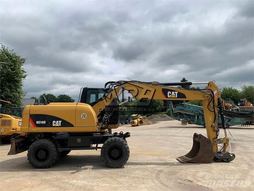 CAT M 316D Wielgraafmachines