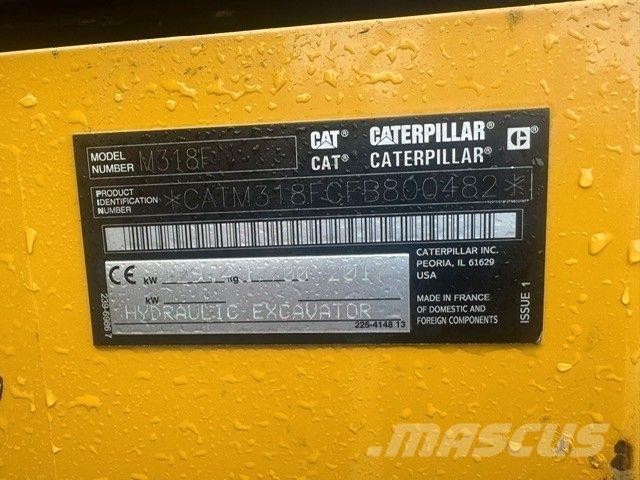CAT M318F Wielgraafmachines