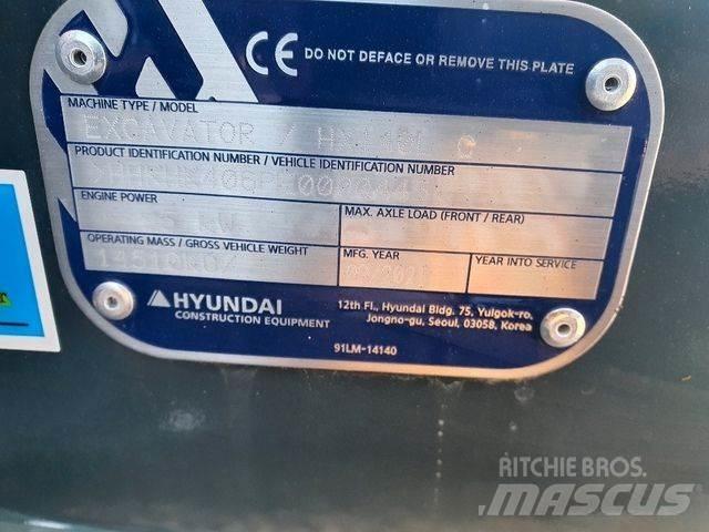 Hyundai HX140LC Rupsgraafmachines