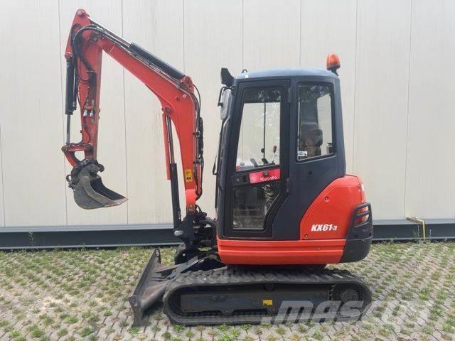 Kubota KX61-3 Minigraafmachines < 7t