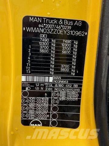 MAN TGL 8.180 BB Platte bakwagens