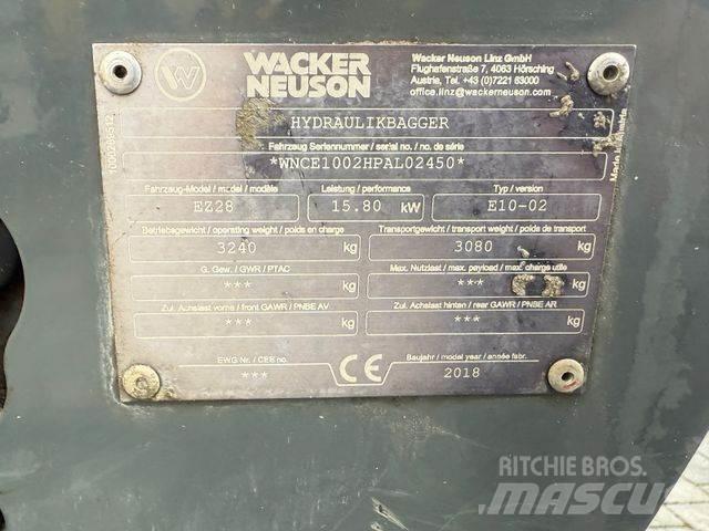 Wacker EZ 28 VDS Minigraafmachines < 7t