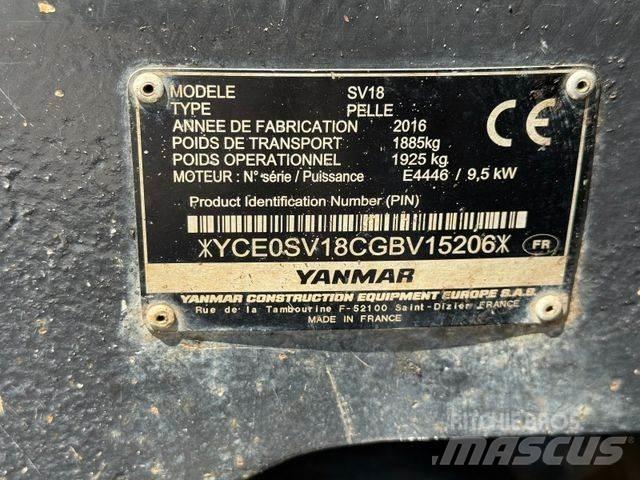 Yanmar SV 18 Minigraafmachines < 7t