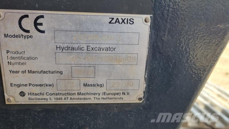 Hitachi ZX280 Rupsgraafmachines