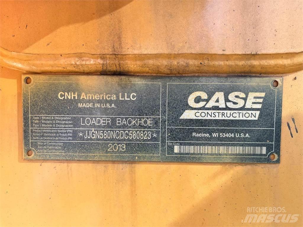 CASE 580N Graaf-laadcombinaties