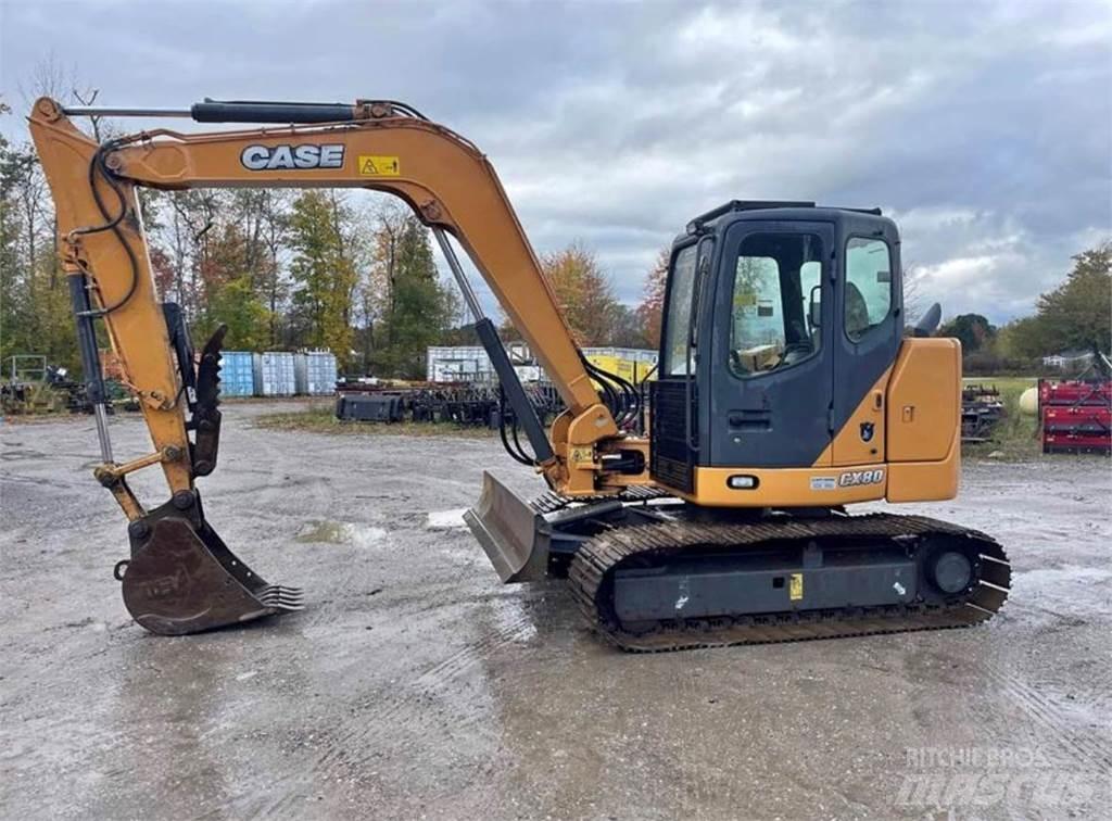 CASE CX80 Minigraafmachines < 7t