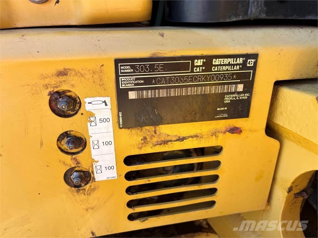 CAT 303.5 Rupsgraafmachines