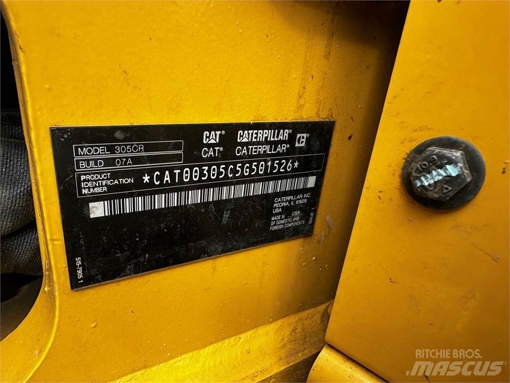 CAT 305 Rupsgraafmachines