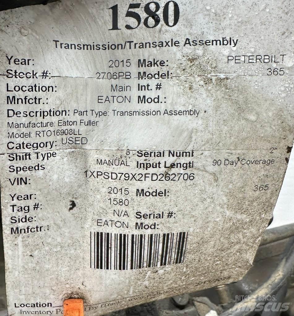 Eaton 367 Versnellingsbakken