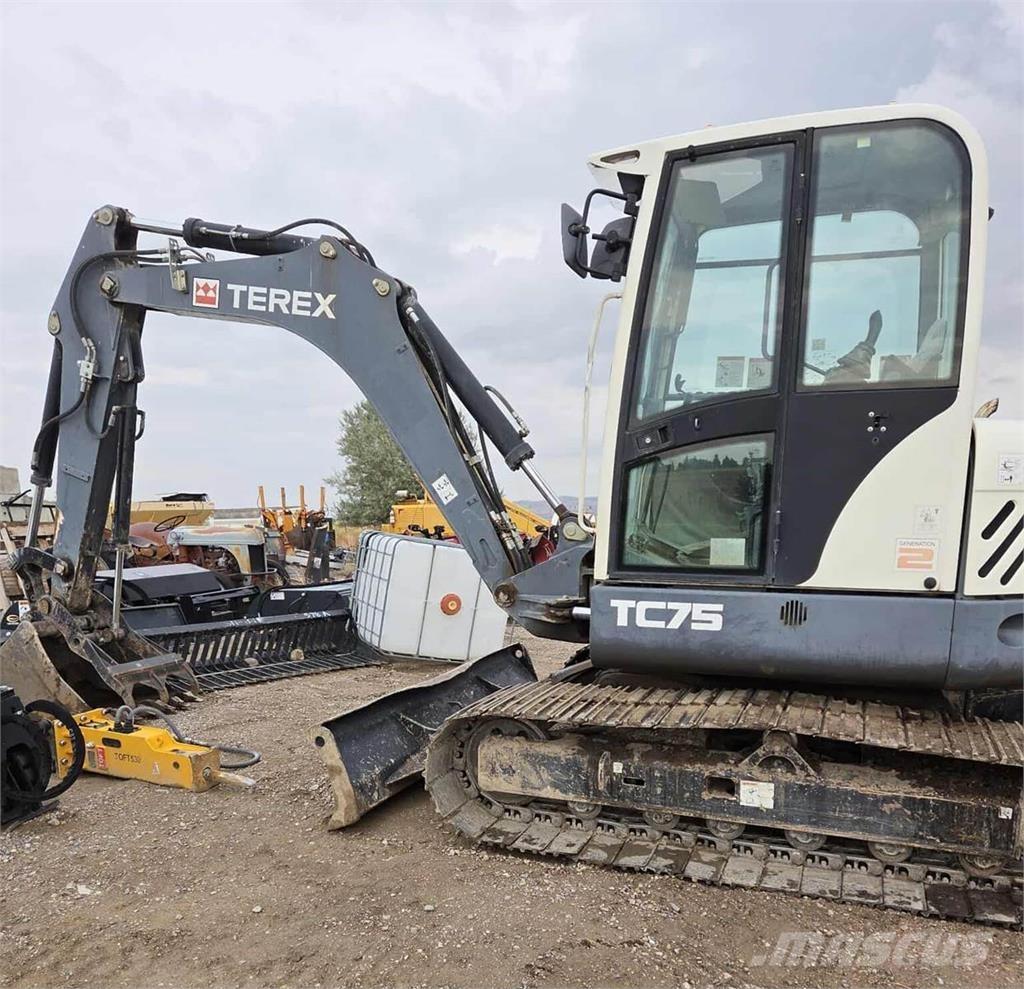 Terex TC75 Rupsgraafmachines