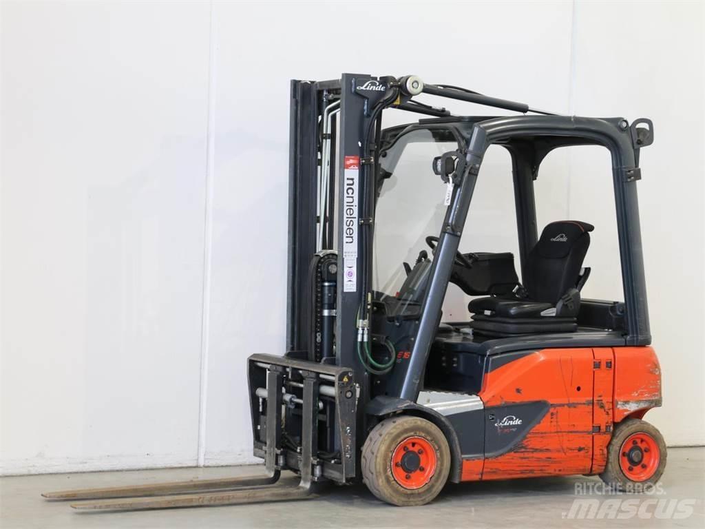 Linde E16P/386-02 Elektrische heftrucks