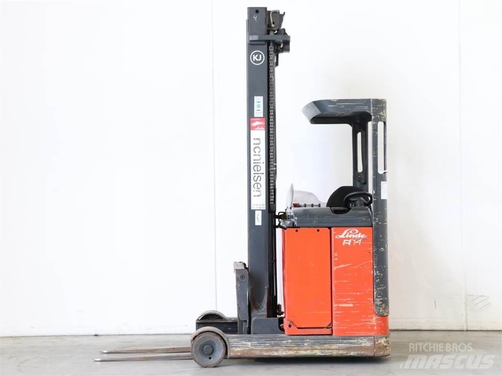 Linde R14/113 Reachtruck voor hoog niveau