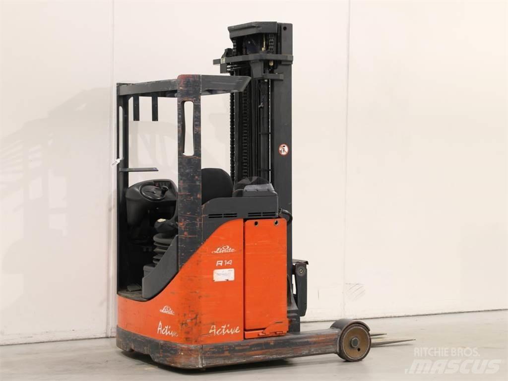 Linde R14C/115 Reachtruck voor hoog niveau