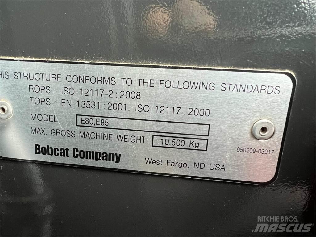 Bobcat E85 Rupsgraafmachines