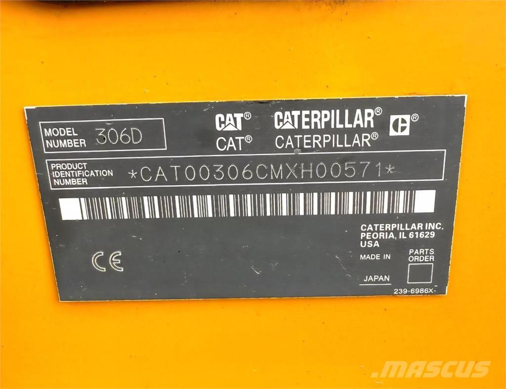 CAT 306D Minigraafmachines < 7t