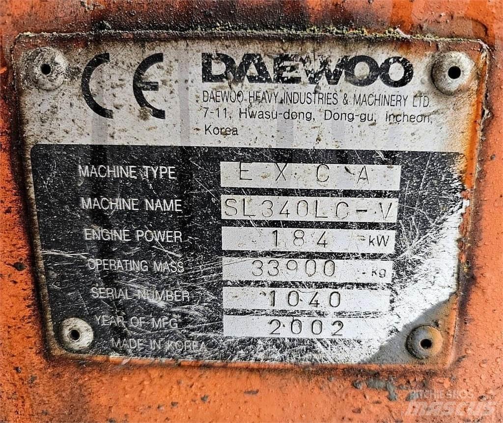 Daewoo SL340LC-V Rupsgraafmachines