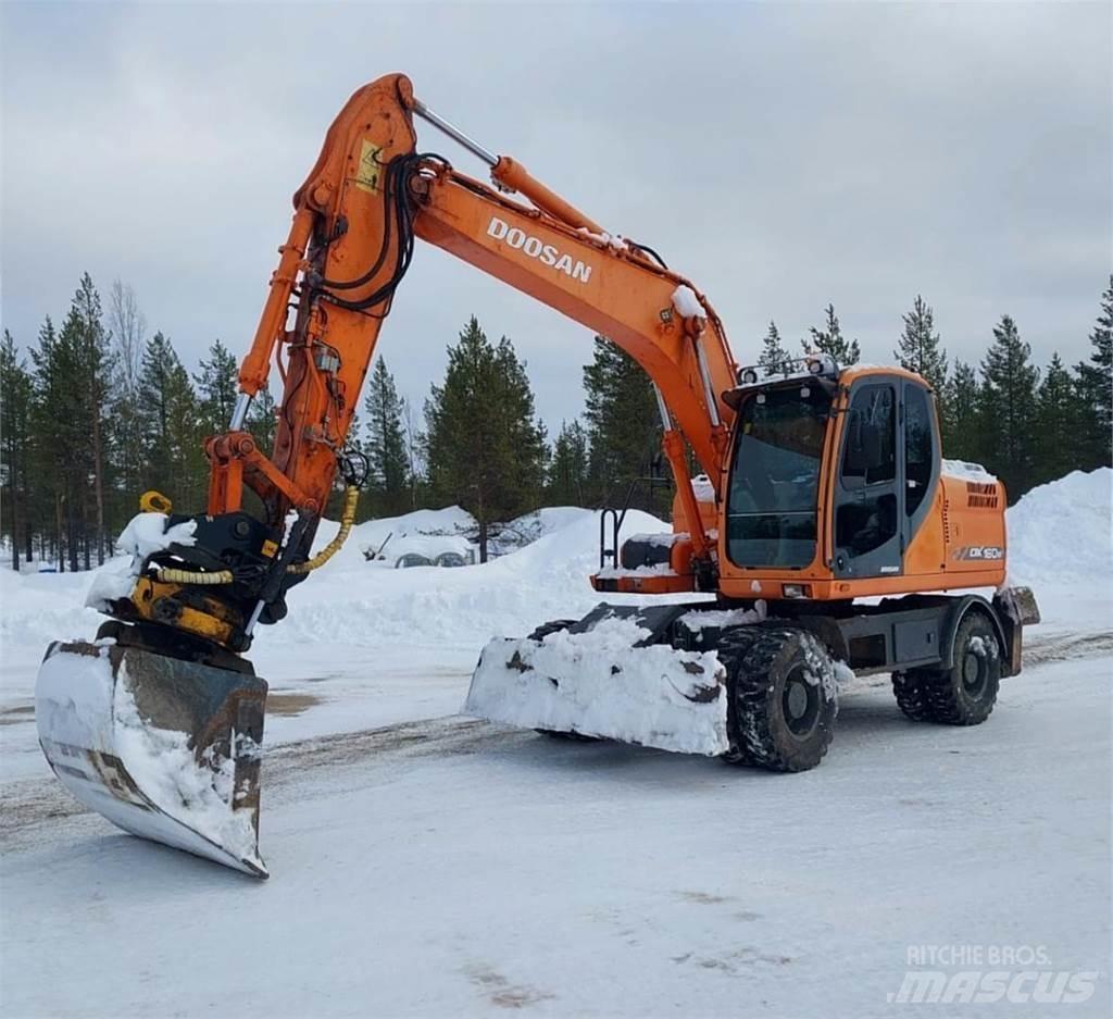 Doosan DX160W Rupsgraafmachines
