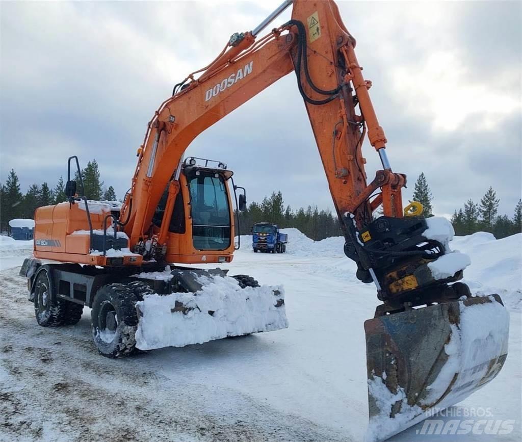 Doosan DX160W Rupsgraafmachines