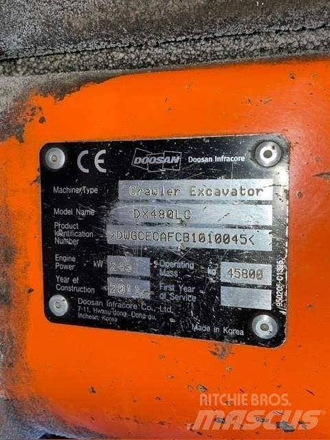 Doosan DX480LC Rupsgraafmachines