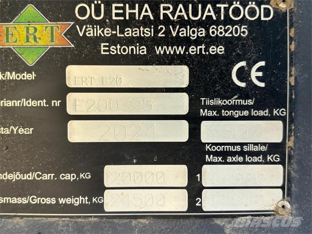 ERT E 20 Kipperaanhangers