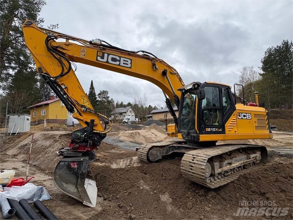 JCB 210 X L 4F Rupsgraafmachines
