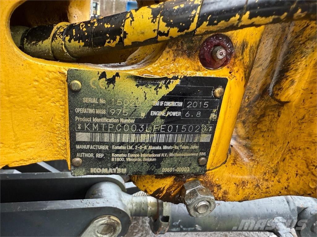 Komatsu PC09 Minigraafmachines < 7t