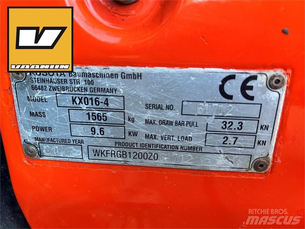 Kubota KX016-4 Minigraafmachines < 7t