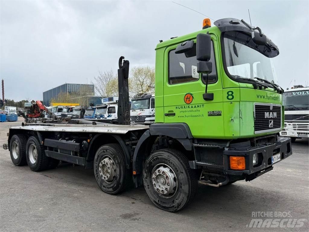 MAN 35.403 8X4 Vrachtwagen met containersysteem