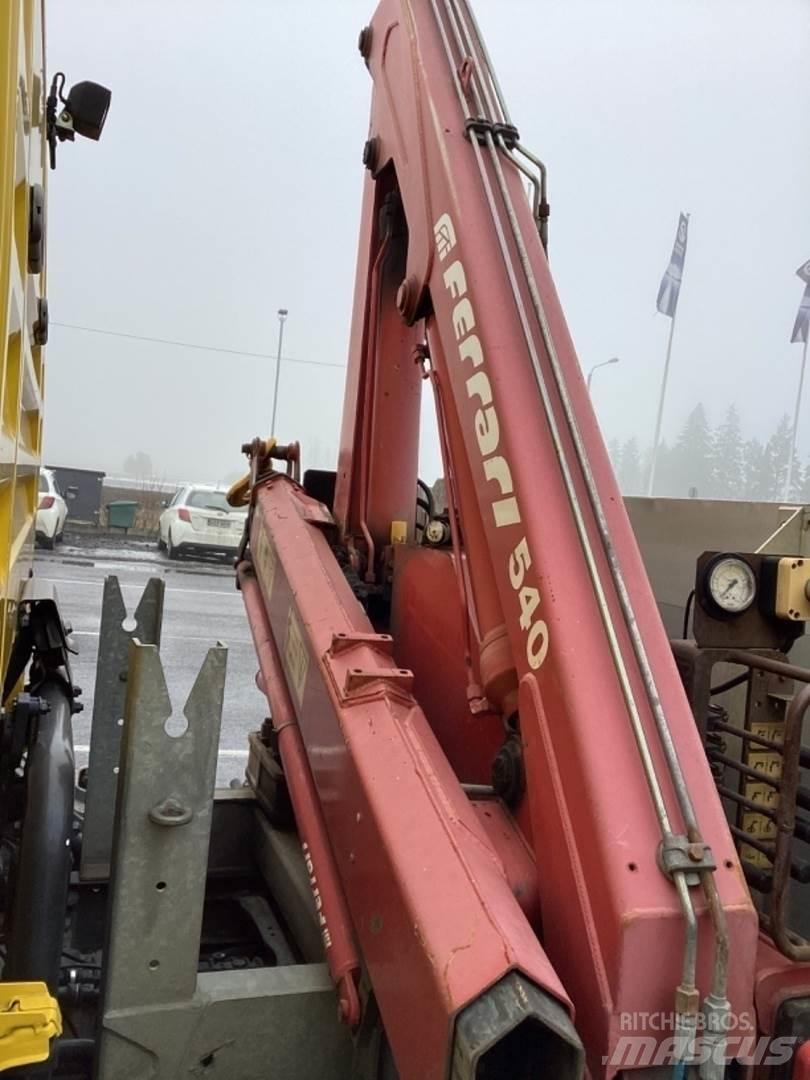 MAN TGL Vlakke laadvloer met kraan
