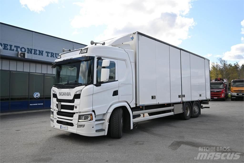 Scania G410 6X2 Bakwagens met gesloten opbouw
