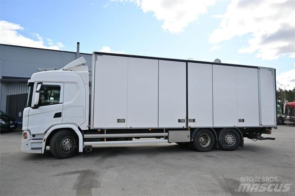 Scania G410 6X2 Bakwagens met gesloten opbouw