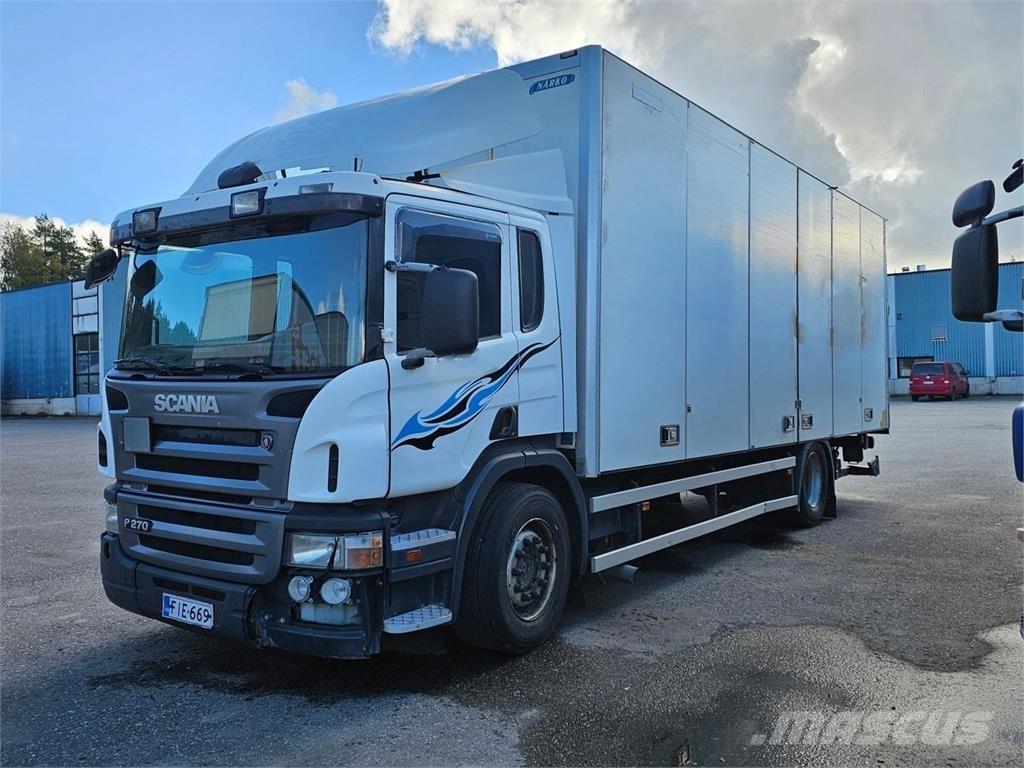 Scania P270 4X2 Bakwagens met gesloten opbouw