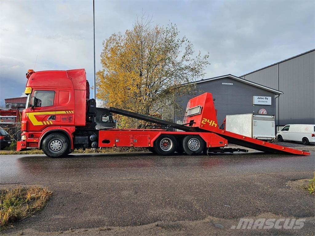 Scania R124 6X2 Oprijwagen