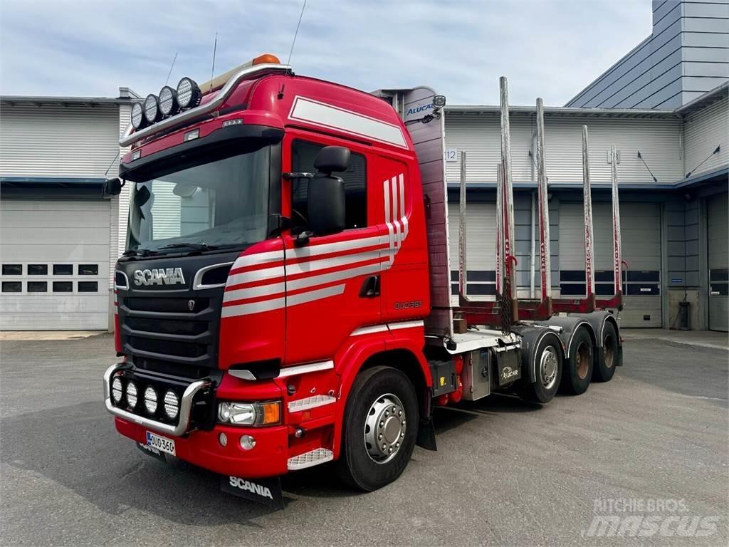 Scania R730 8x4 Hout-Bakwagens