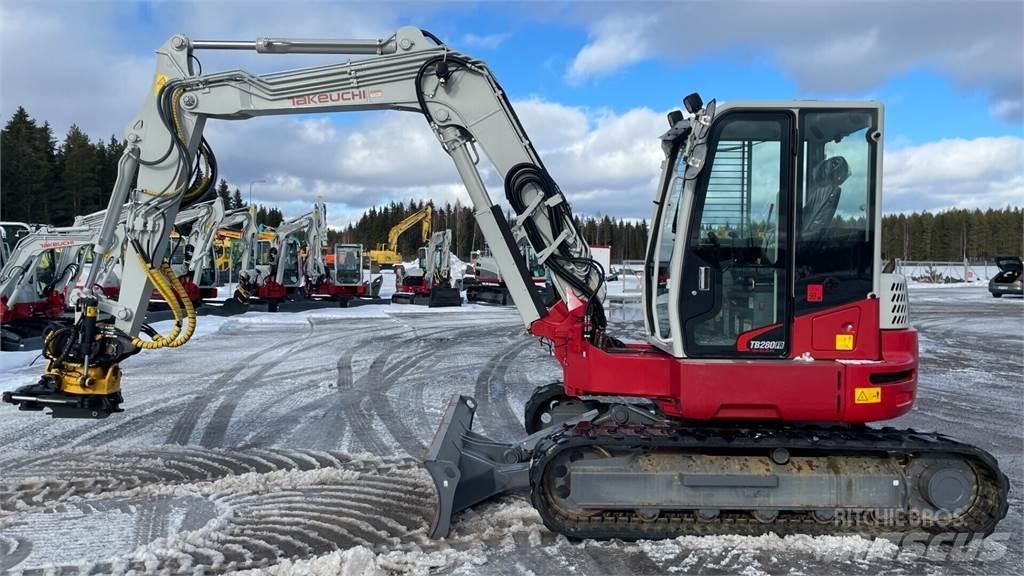 Takeuchi TB280FR Midigraafmachines 7t - 12t