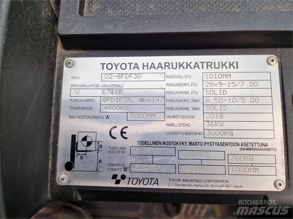 Toyota 02-8FDF30 Diesel heftrucks
