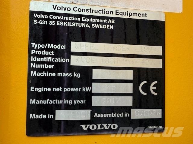 Volvo L180H Wielladers