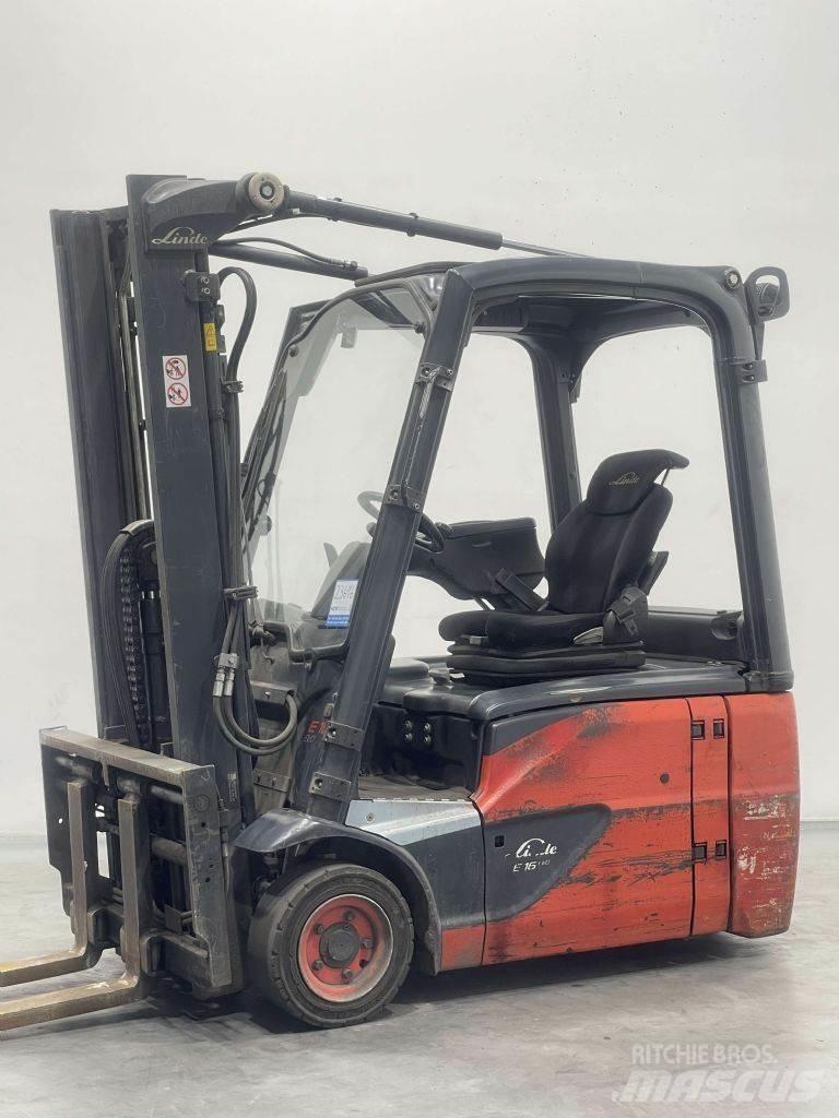 Linde E16-02-386 Elektrische heftrucks
